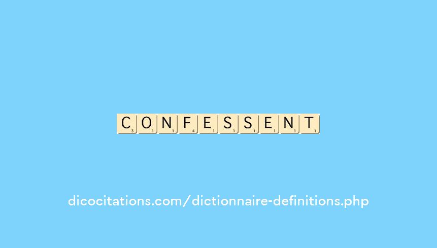 confessent