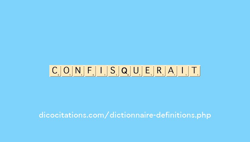 confisquerait confisquerait