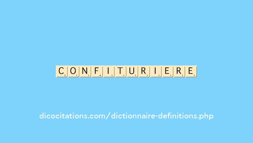 confituriere confituriere