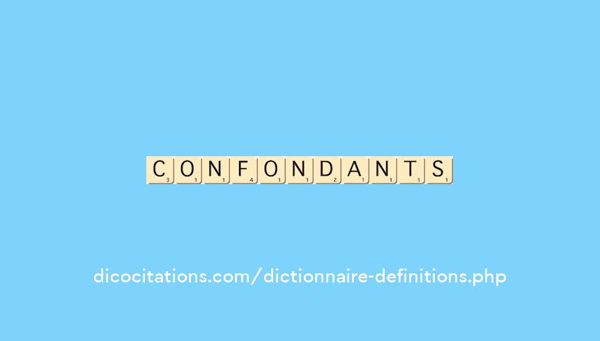confondants confondants
