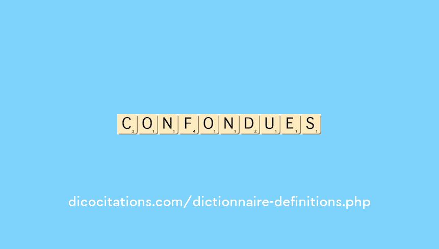 confondues confondues