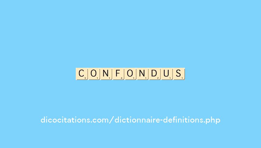 confondus confondus