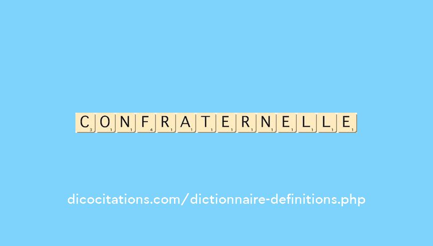 confraternelle confraternelle