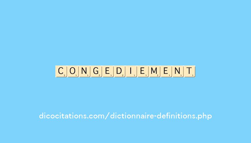congediement