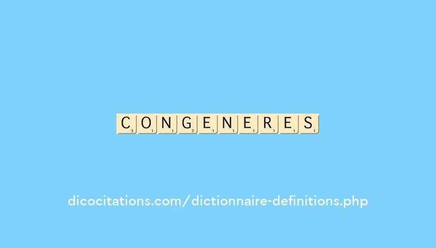 congeneres