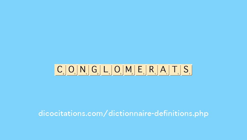 conglomerats conglomerats