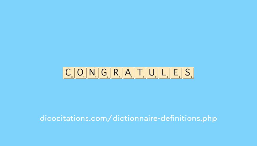 congratules congratules