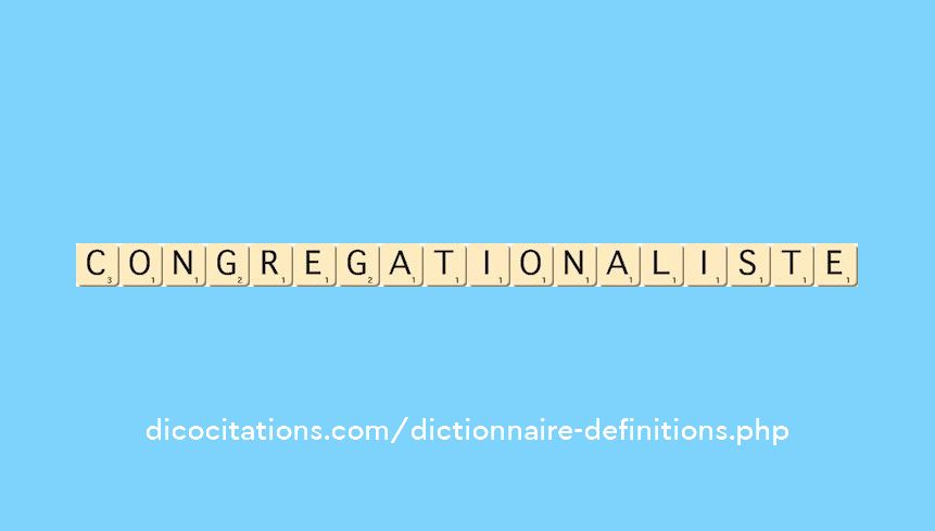 congregationaliste congregationaliste