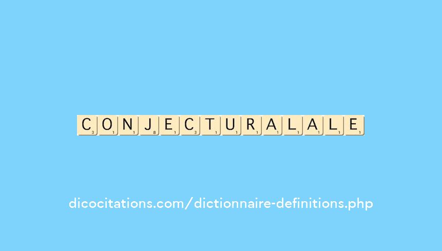 conjectural--ale