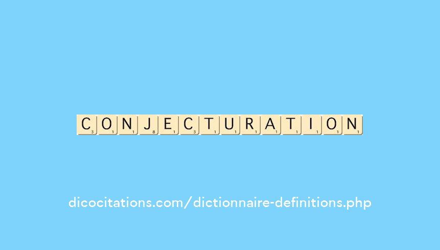 conjecturation