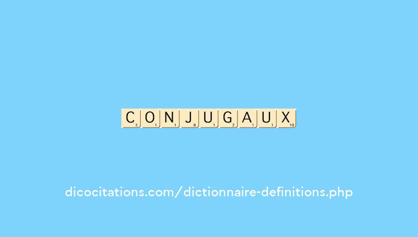 conjugaux conjugaux