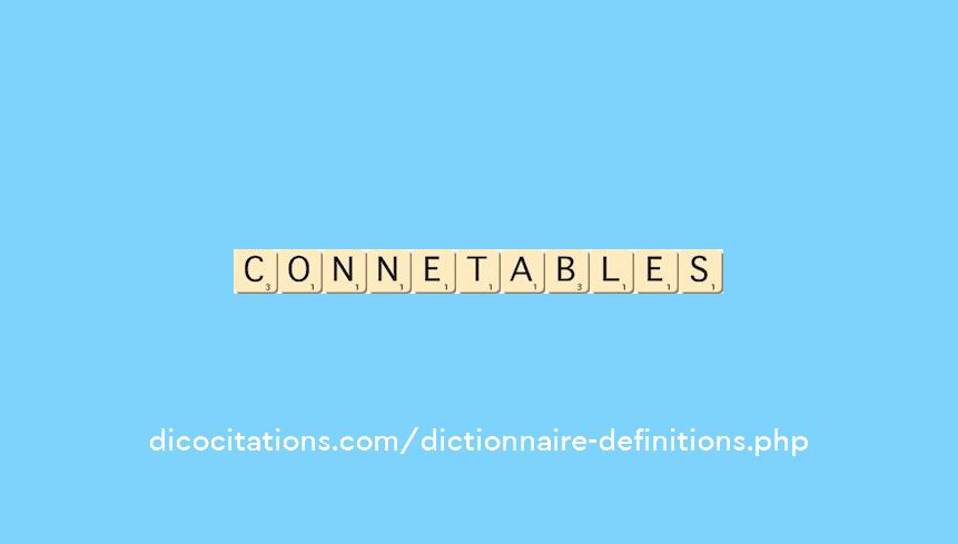 connetables connetables