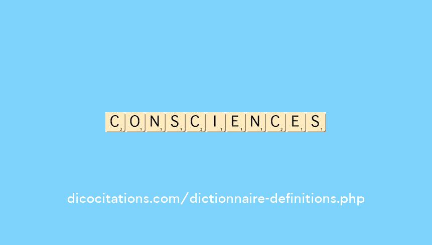 consciences consciences