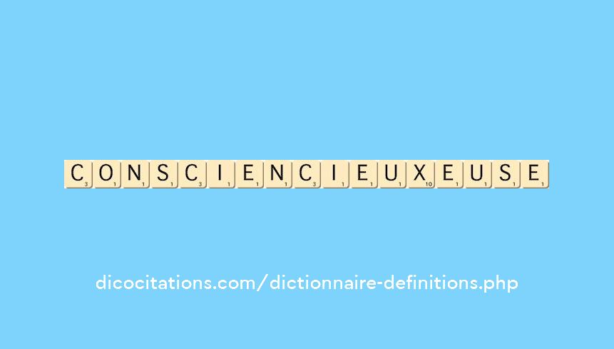 consciencieux--euse
