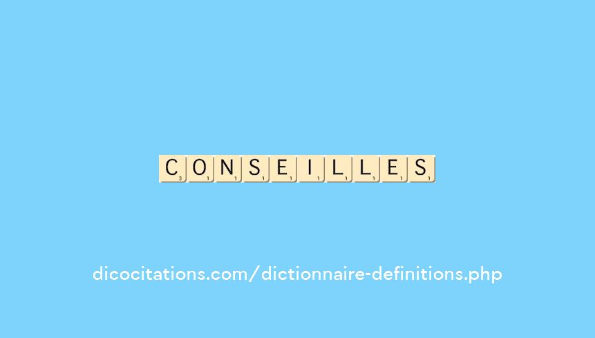 conseilles conseilles