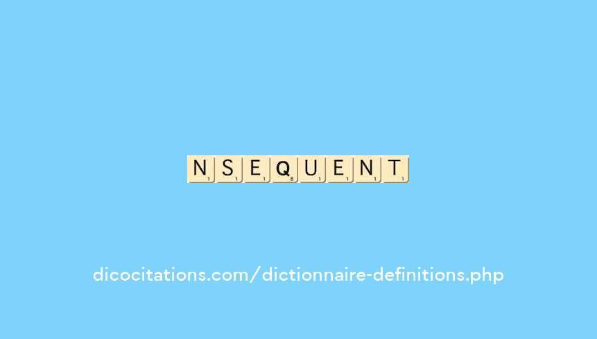 consequent
