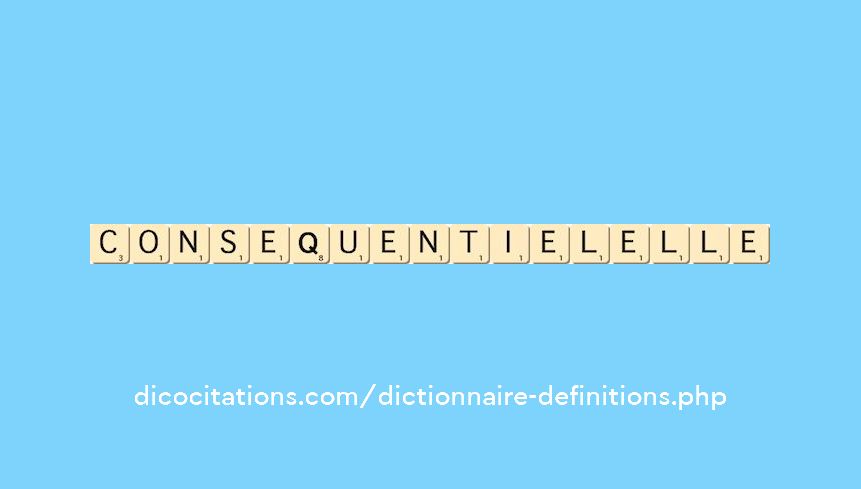 consequentiel--elle