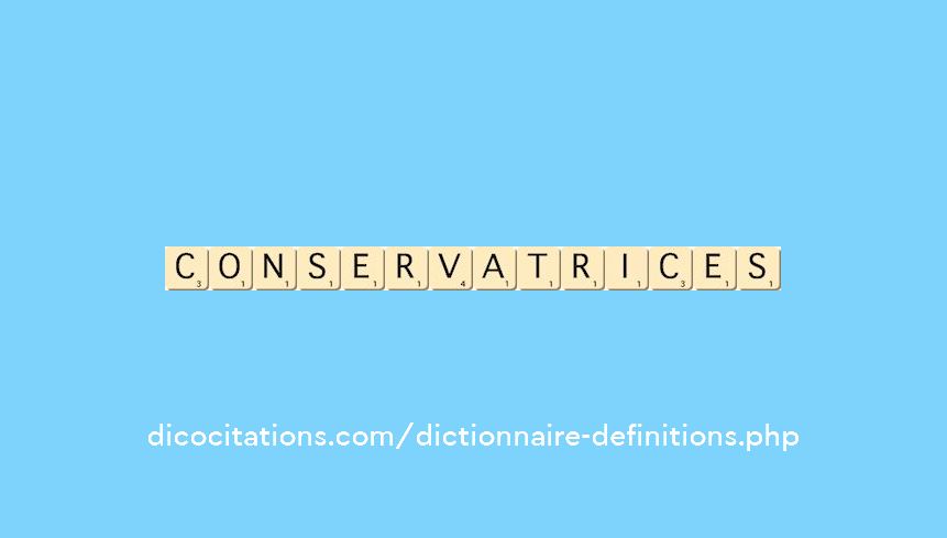 conservatrices conservatrices