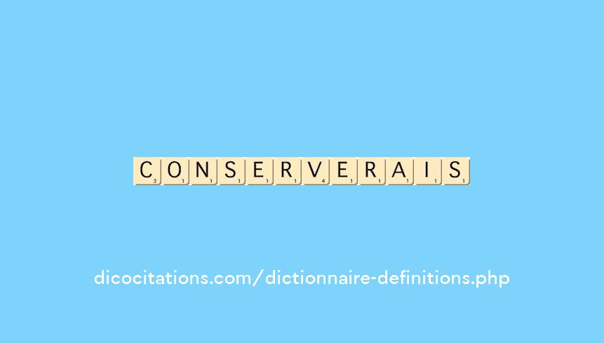 conserverais