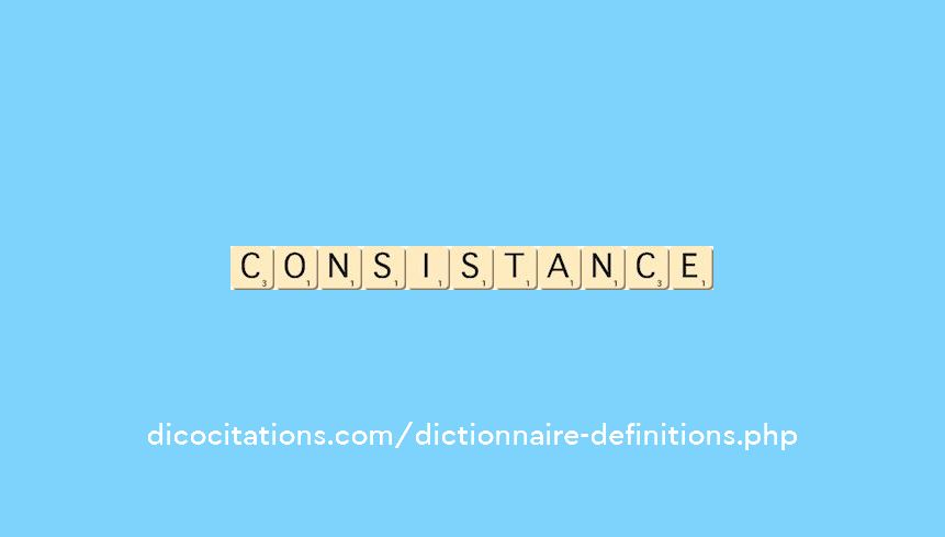 consistance