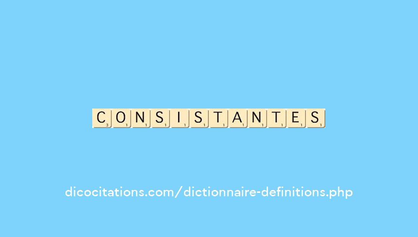 consistantes consistantes