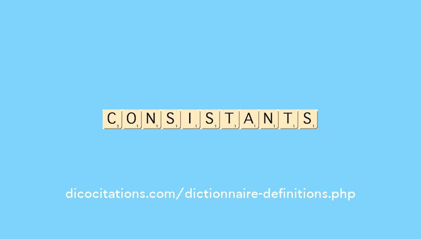 consistants consistants