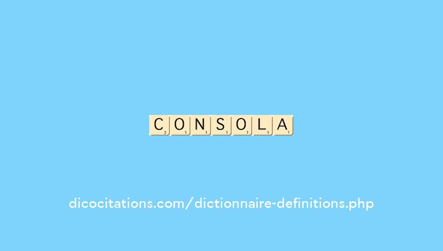 consola