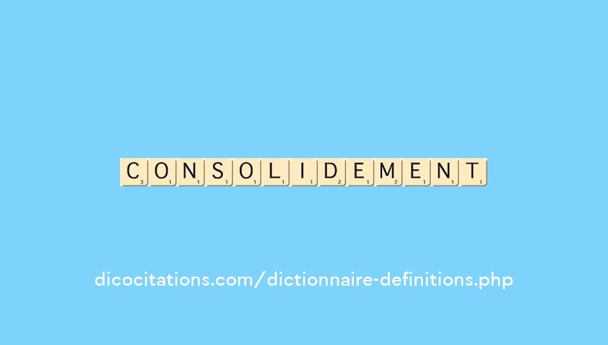 consolidement