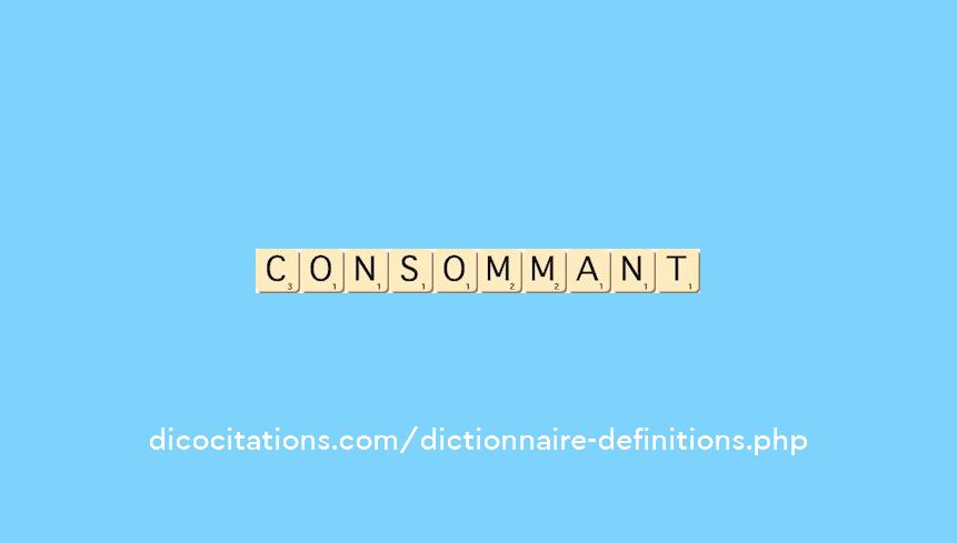 consommant