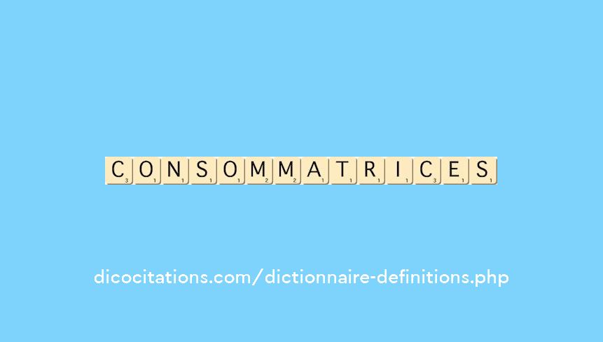 consommatrices consommatrices