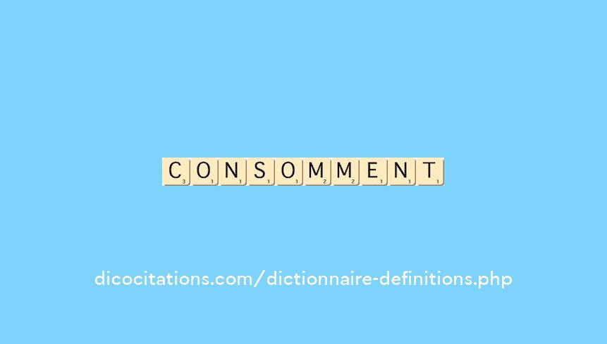 consomment consomment