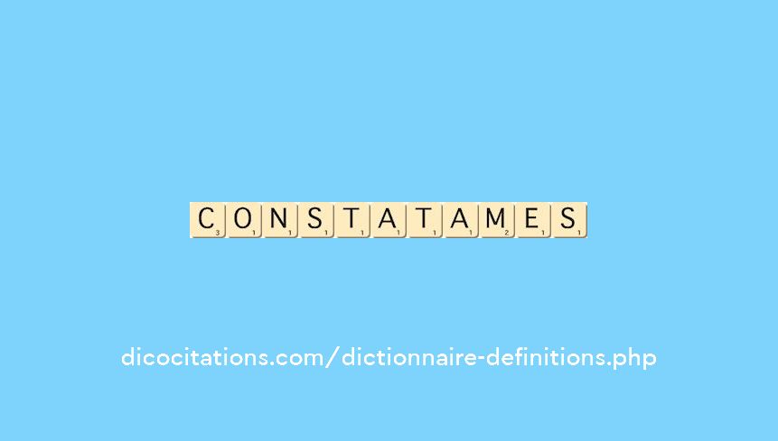 constatames constatames