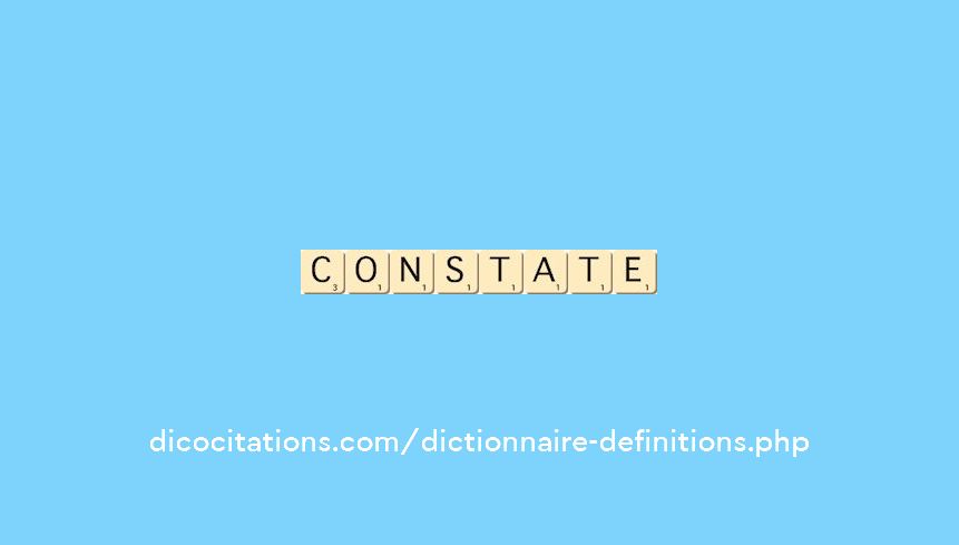 constate constate