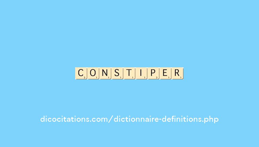 constiper