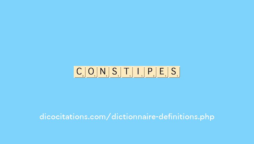 constipes constipes