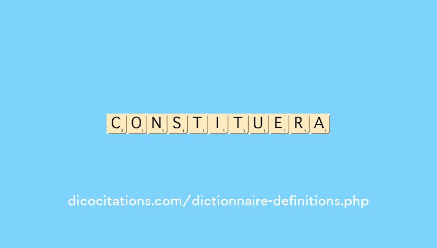 constituera constituera