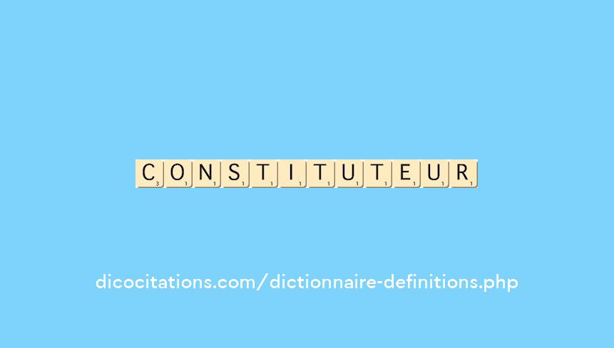 constituteur