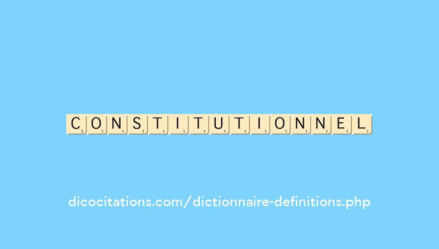 constitutionnel
