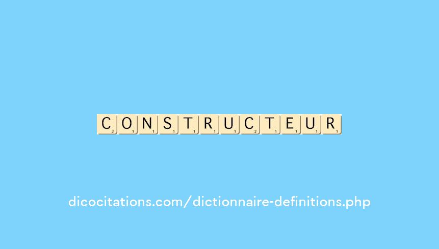 constructeur