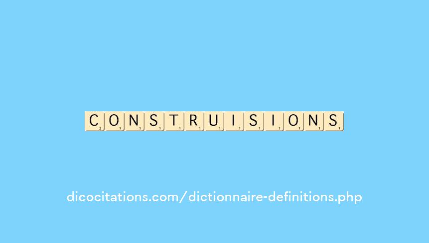 construisions construisions