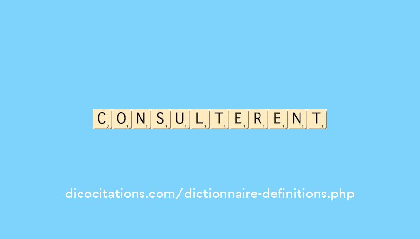 consulterent consulterent
