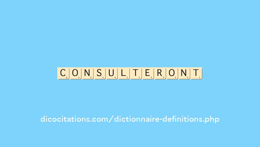 consulteront consulteront