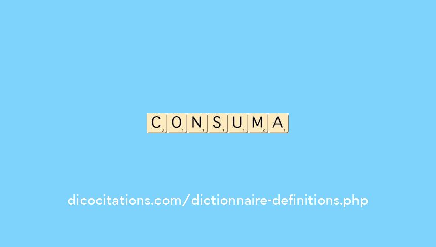 consuma