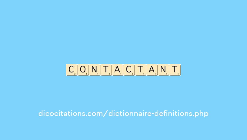 contactant contactant
