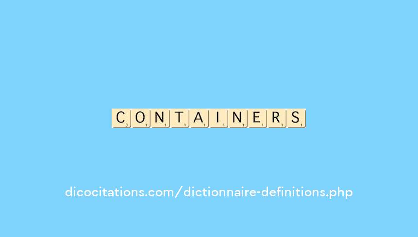 containers containers