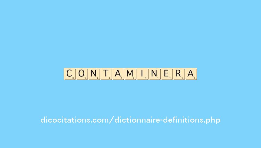 contaminera contaminera