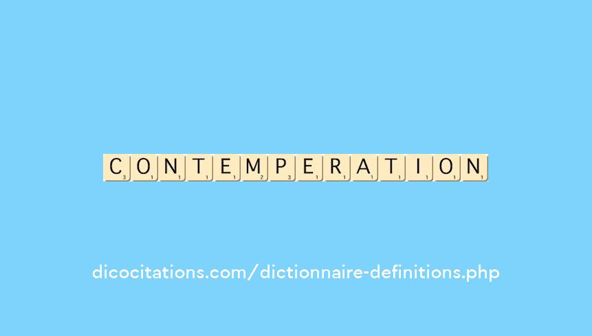 contemperation