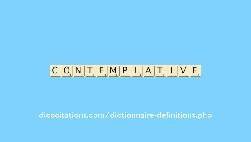 contemplative contemplative