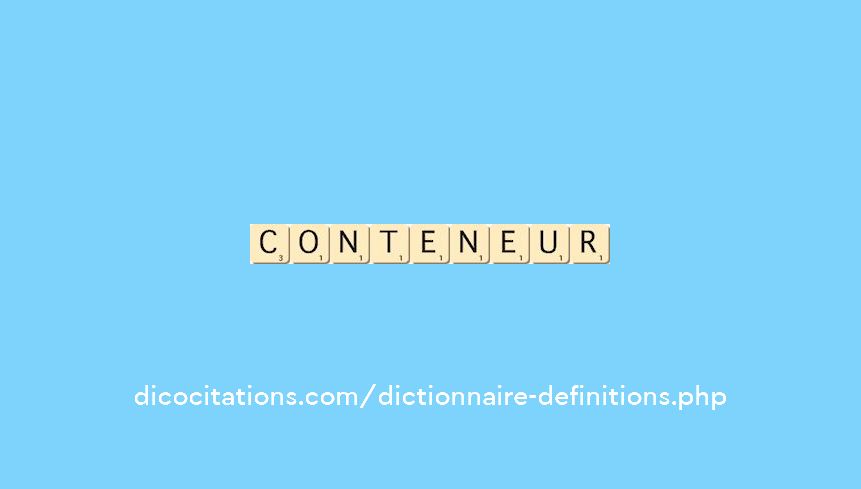 conteneur conteneur