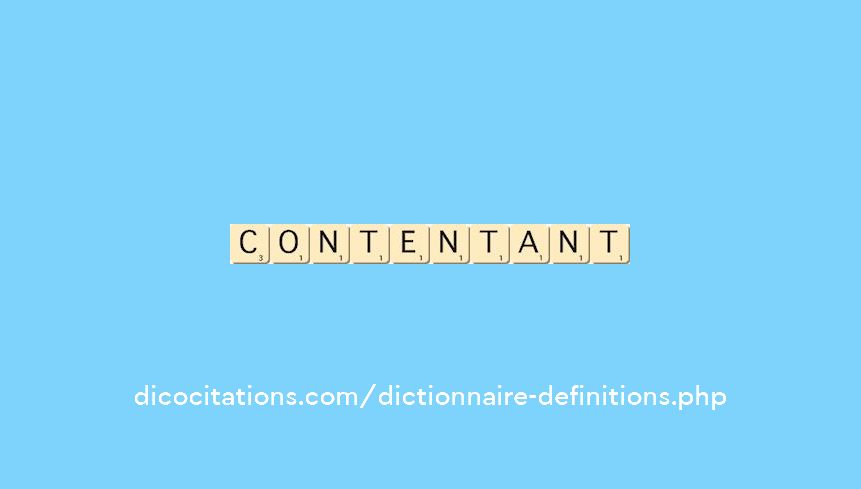 contentant contentant